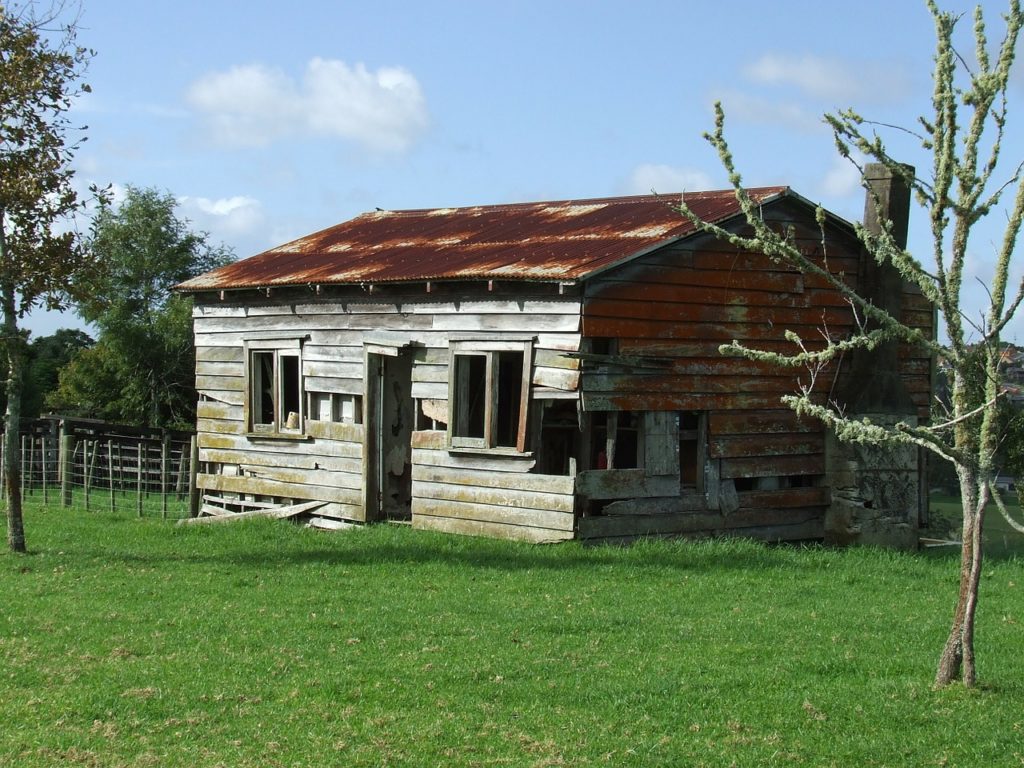 shack, abandoned, shed